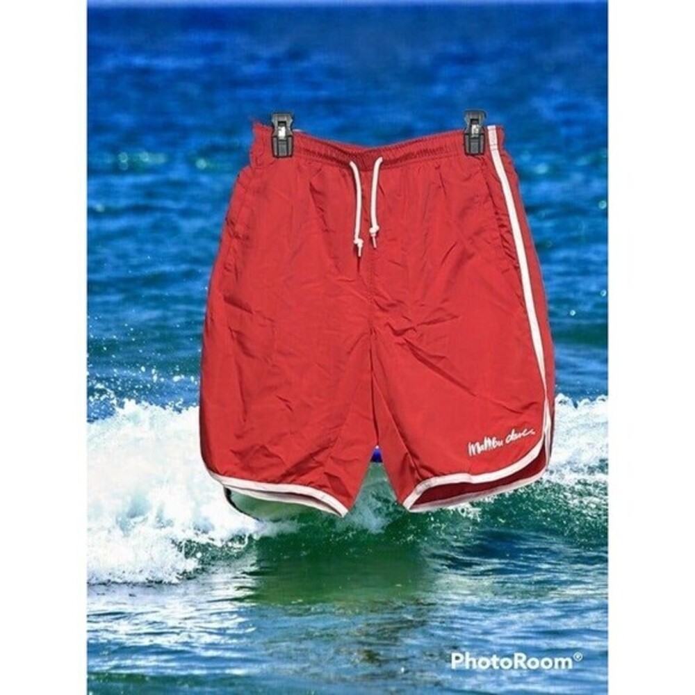 Men's David Hasselhoff Malibu Dave Swim Trunks Size S/M {F73}